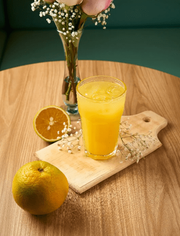 Jugo de naranja natural