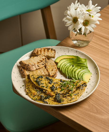 Omelette vegetariano