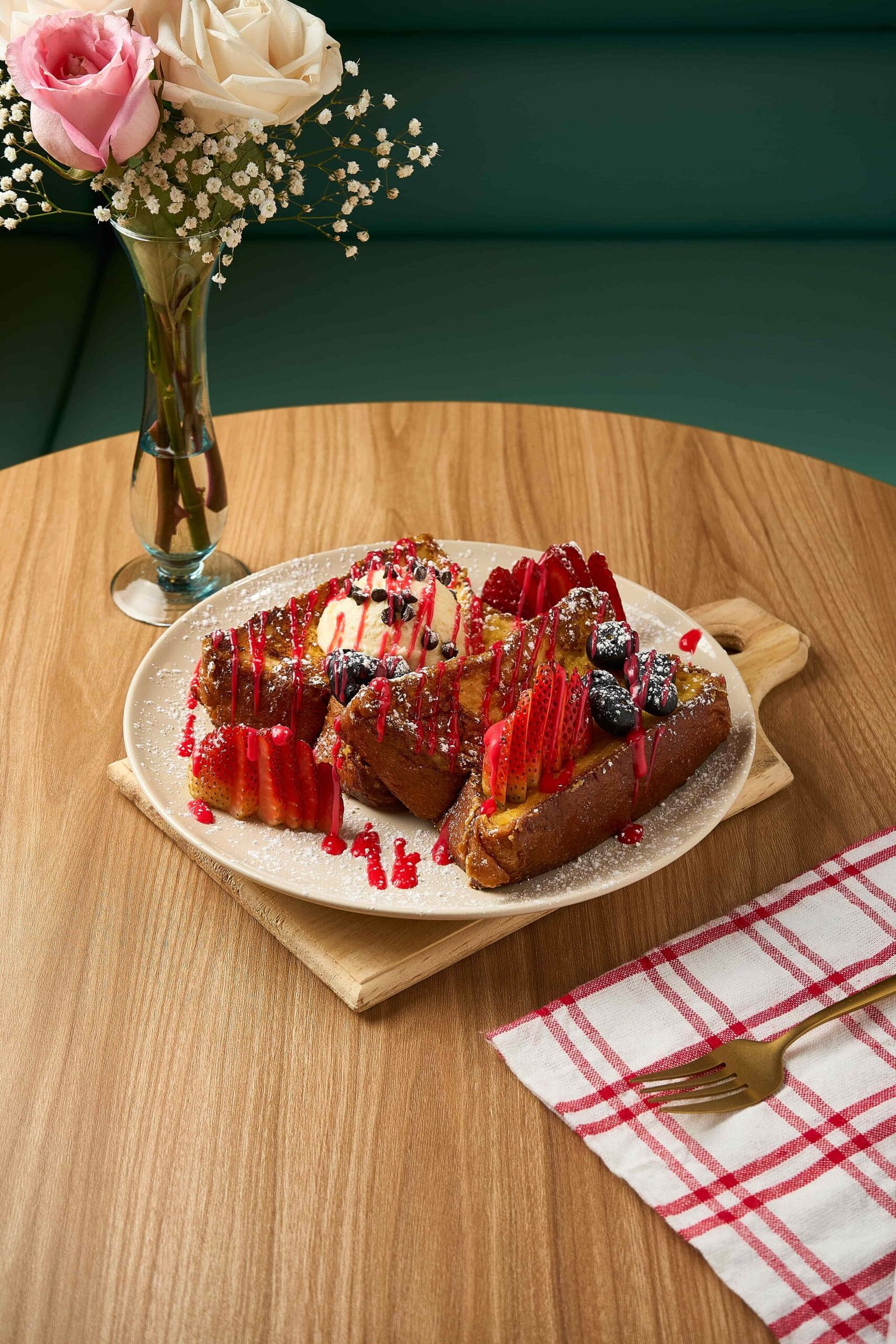 Frutos rojos con chocolate